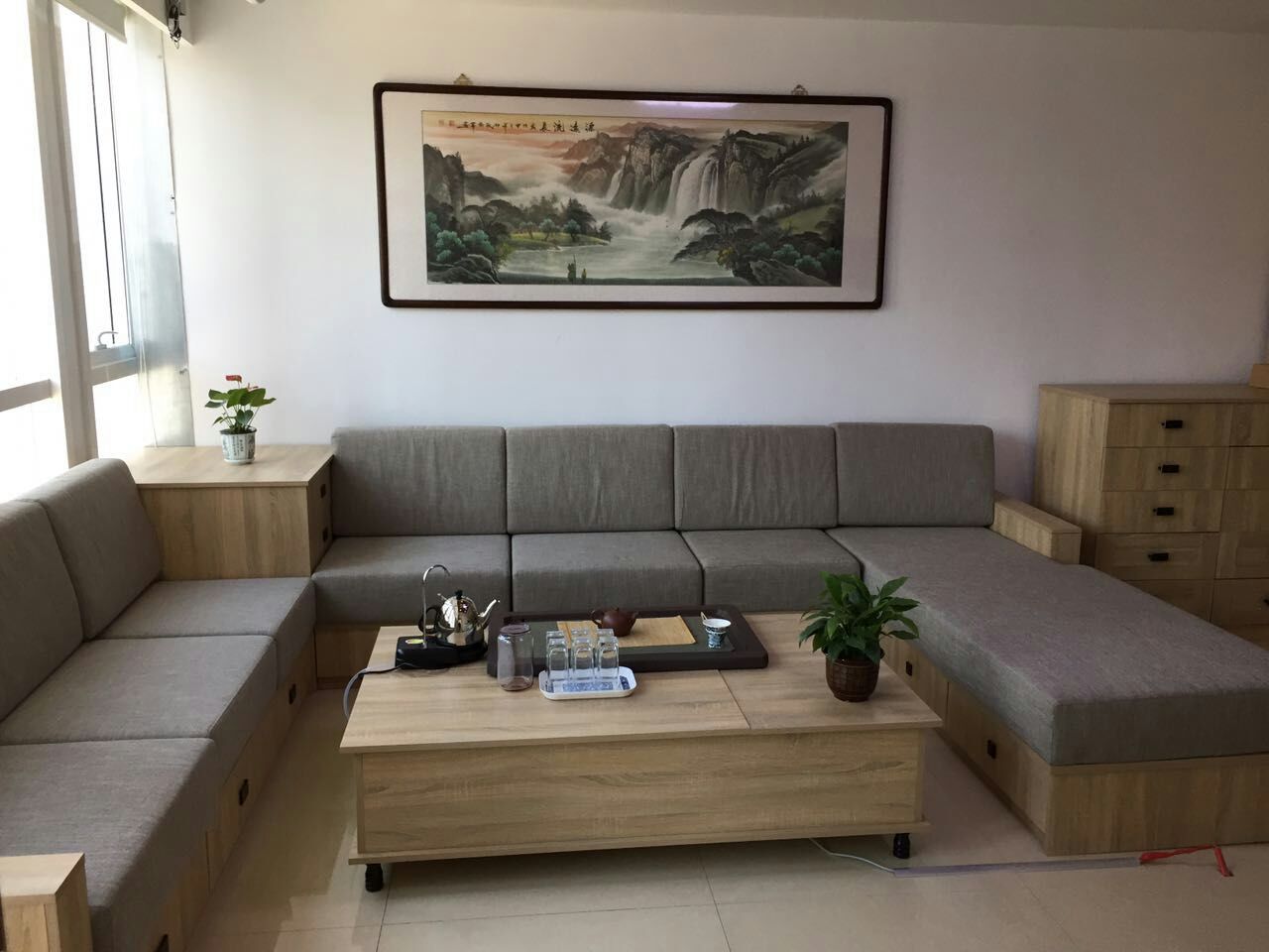 木制沙發